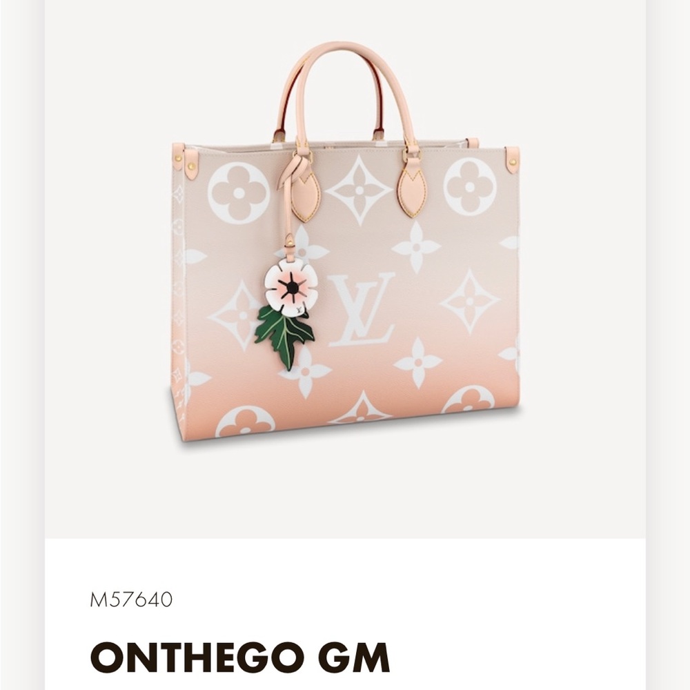 Louis Vuitton Limited Edition Summer Mist Onthego Bag